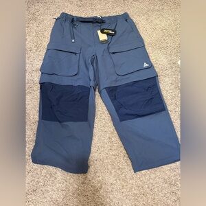 Men's Size XXL- Nike ACG Smith Summit HV0591-437 Pants Shorts Convertible Blue